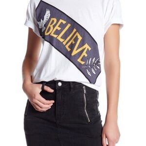 Marc By Marc Jacobs Believe Graphic White T-Shirt